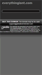 Mobile Screenshot of everythingisnt.com